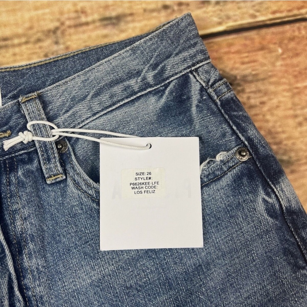 Revolve Pistola Presley High Rise Relaxed Roller Jeans Size 26 Los Feliz NWT - - Picture 11 of 12